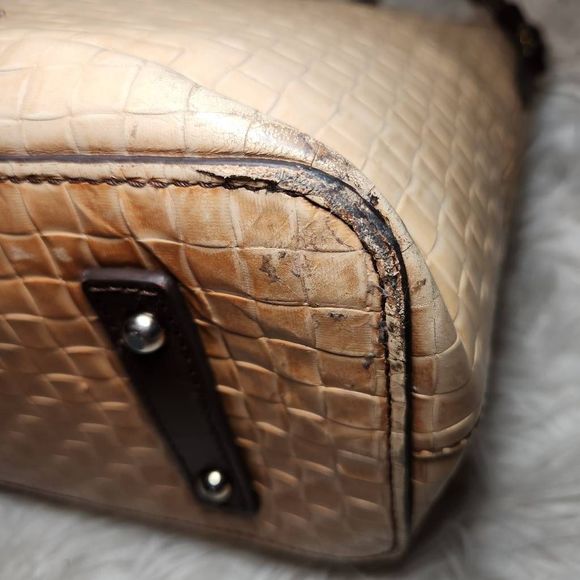 Dooney & Bourke Natural Woven Lilliana Tote Bag - Picture 13 of 13